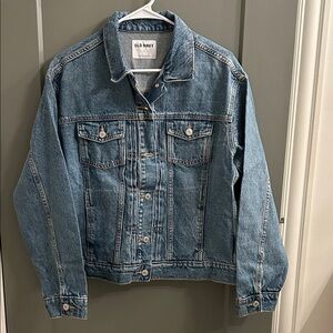 Old Navy Light Blue Denim Jacket size large New!